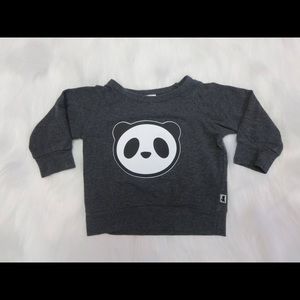 Panda Raglan Top